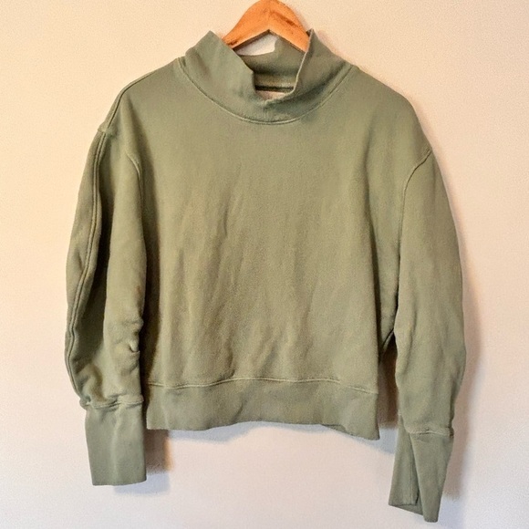 Citizens of Humanity-Melia Mock Neck Sweatshirt - Picture 2 of 7